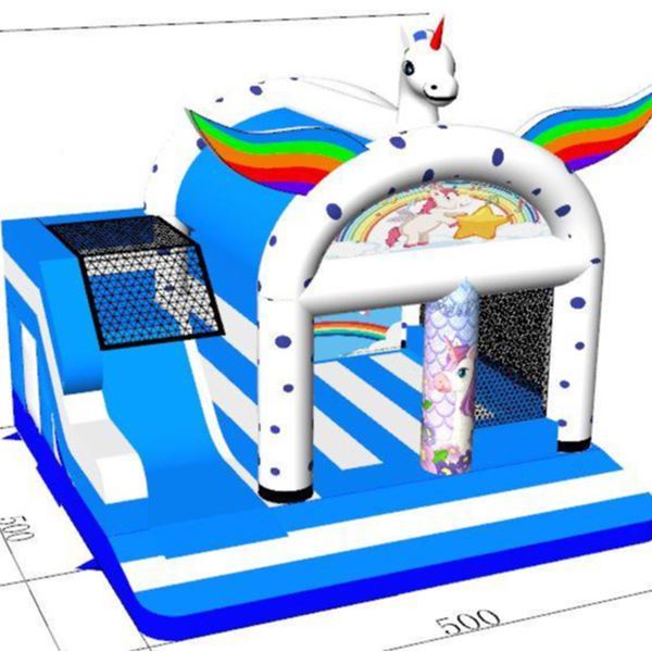 Multiplay Unicorn Groot Springkasteel Multiplay Unicorn Groot Springkasteel