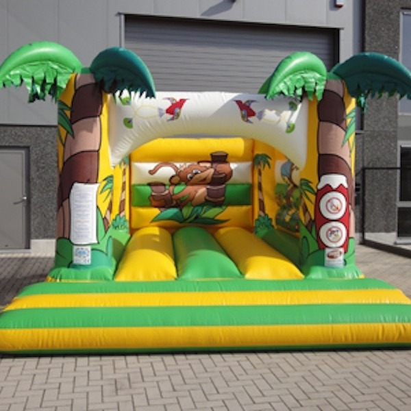 Huur dit open jungle springkasteel bij Attraxi