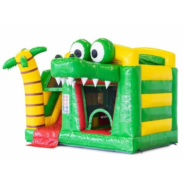 Krokodil Slide springkasteel