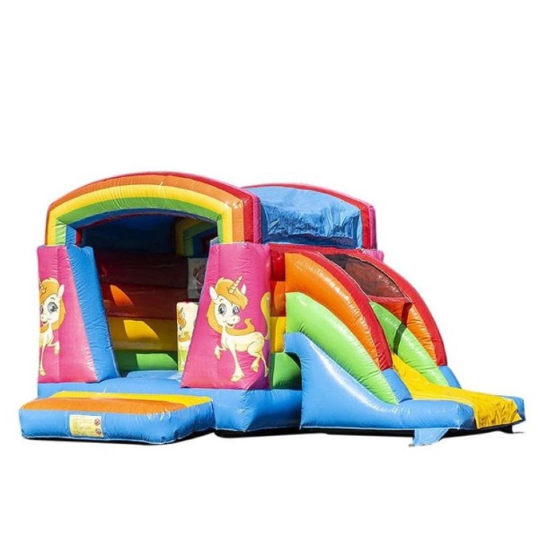 Mini Multifun Unicorn springkasteel