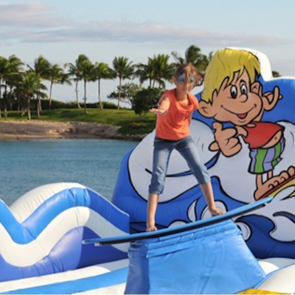 Huur dit rodeo surfboard bij Attraxi verhuur